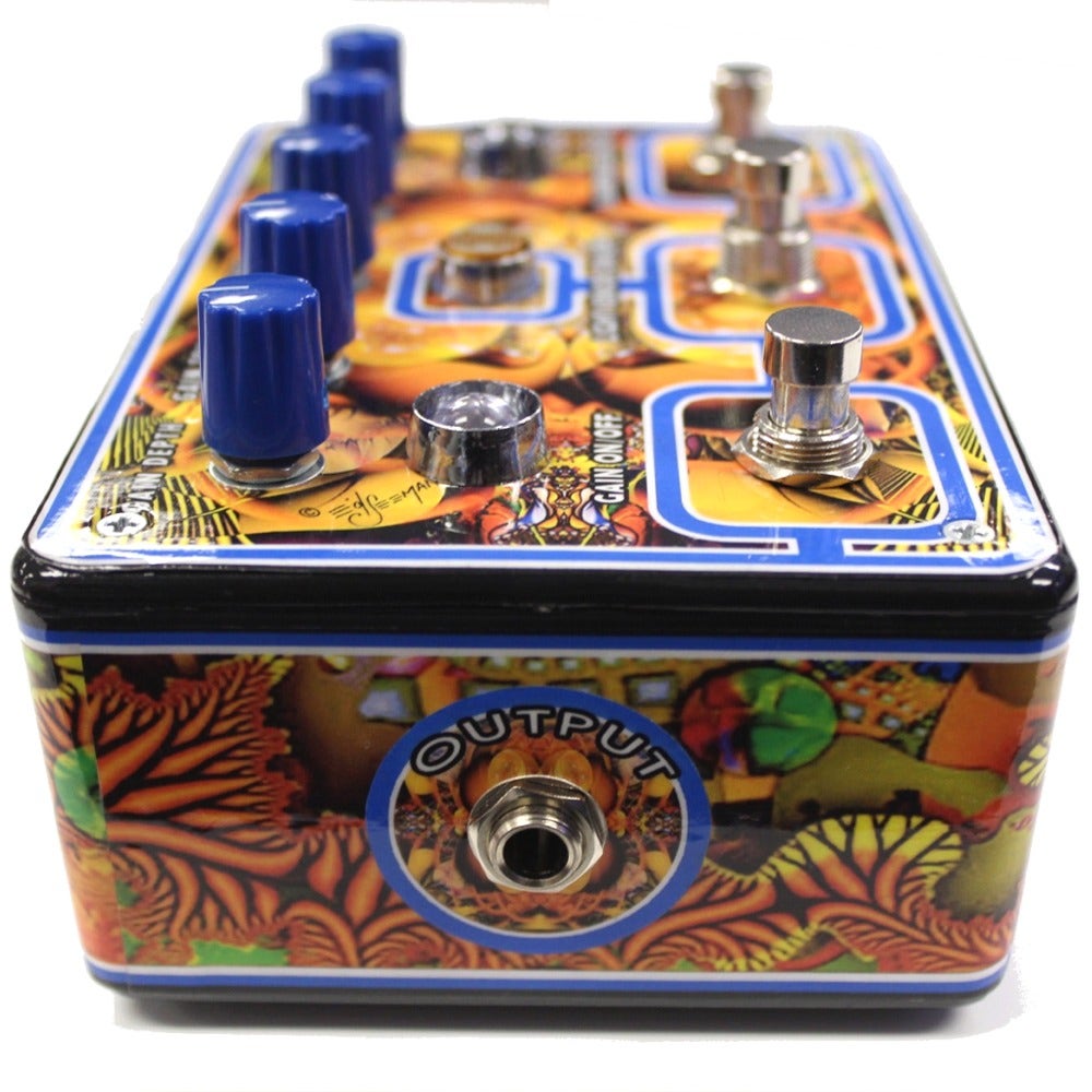 Dr. Blankenstein Illumiringer V1.5 Ed Seeman Edition Overdrive and Ring Modulator Guitar Effect Pedal with Theremin-style Control and Fractal Graphics