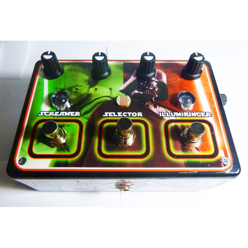 Dr. Blankenstein Illumiringer V1.5 Overdrive and Ring Modulator Guitar Effect Pedal with Theremin-style Control and Star Wars Edition Graphics