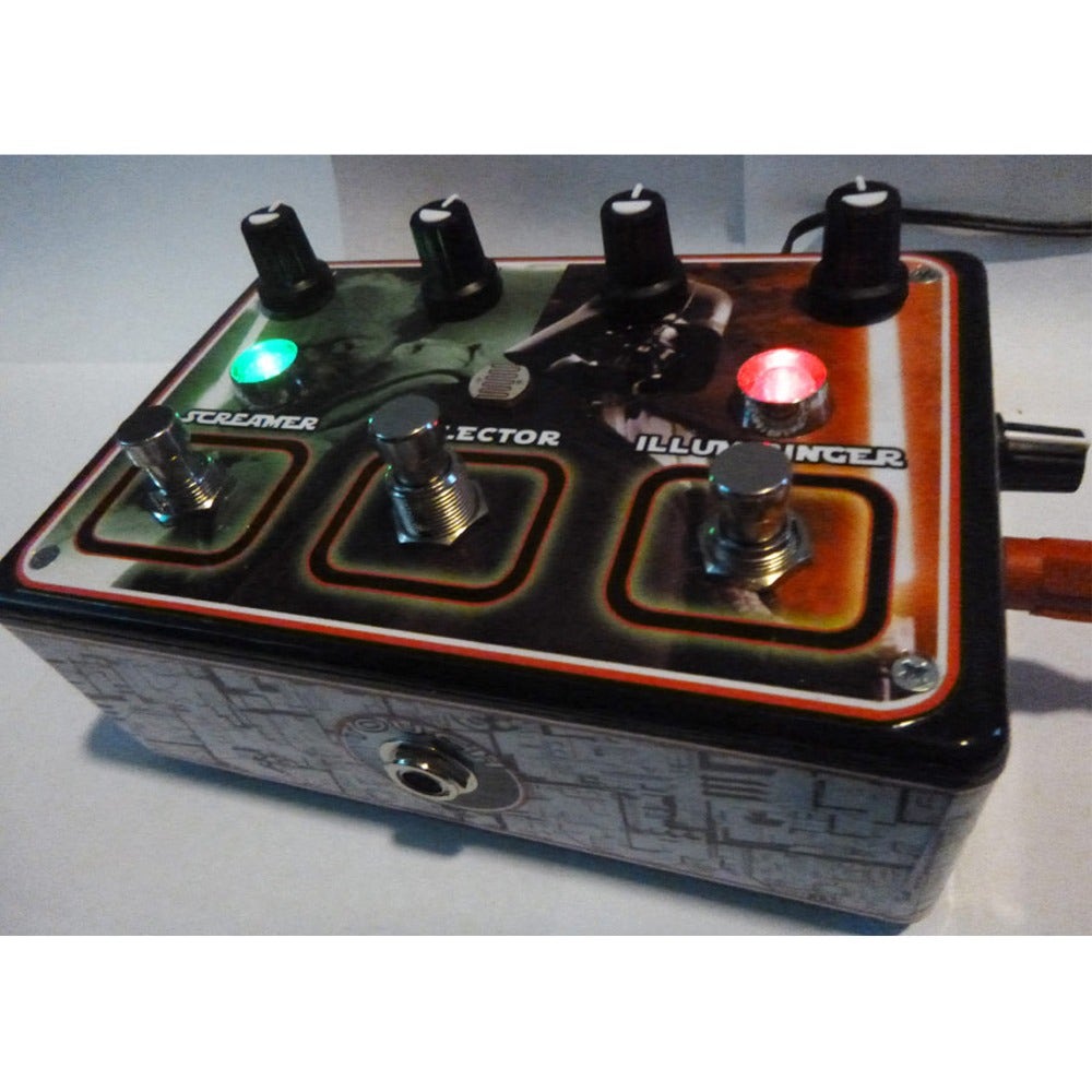 Dr. Blankenstein Illumiringer V1.5 Overdrive and Ring Modulator Guitar Effect Pedal with Theremin-style Control and Star Wars Edition Graphics