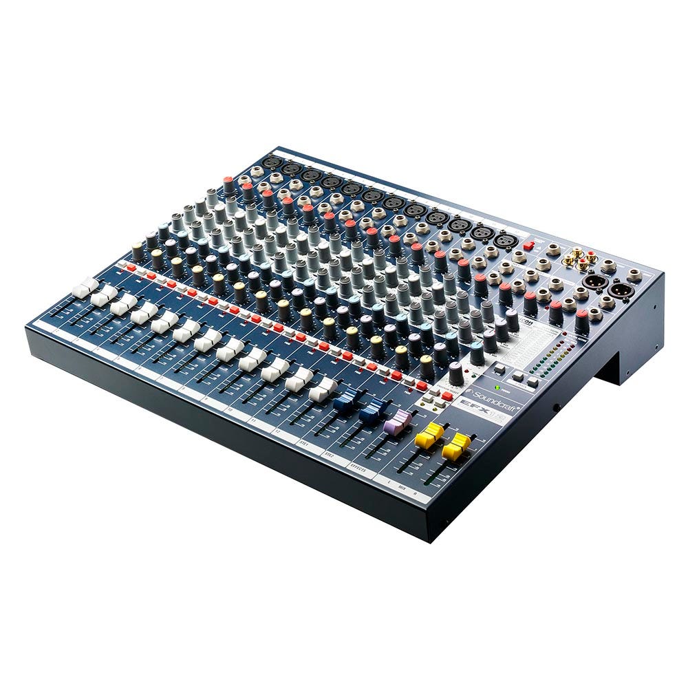 Soundcraft EFX12 12-Channel Mixer (12 Mono, 2 Stereo) with Built-in 24-bit Lexicon Effects