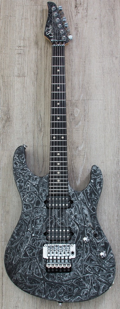 Suhr Modern Electric Guitar, Ebony Fingerboard, Gotoh Floyd, Deluxe Gig Bag - Charcoal Web