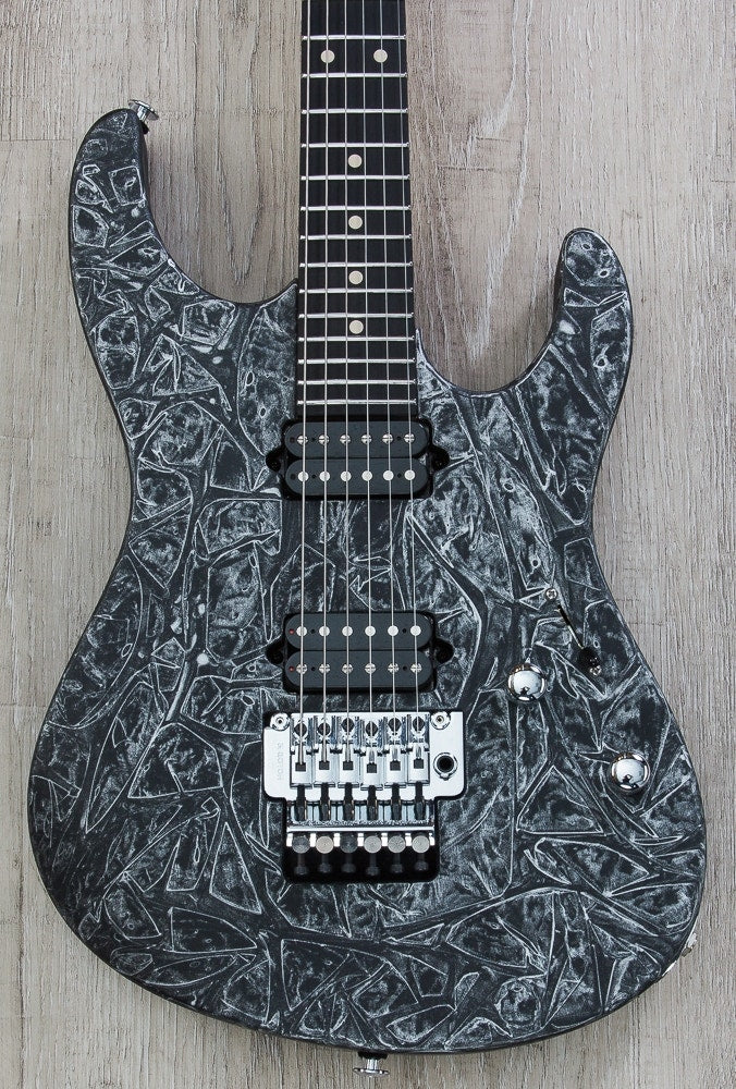 Suhr Modern Electric Guitar, Ebony Fingerboard, Gotoh Floyd, Deluxe Gig Bag - Charcoal Web