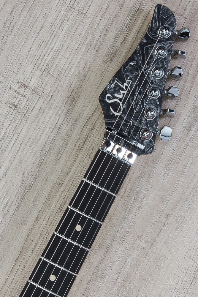 Suhr Modern Electric Guitar, Ebony Fingerboard, Gotoh Floyd, Deluxe Gig Bag - Charcoal Web