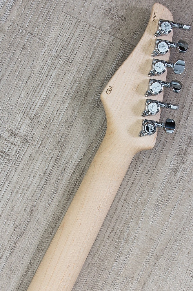 Suhr Modern Pro Electric Guitar, Maple Fingerboard, Gotoh 510 Bridge - Transparent Blue Denim/Slate