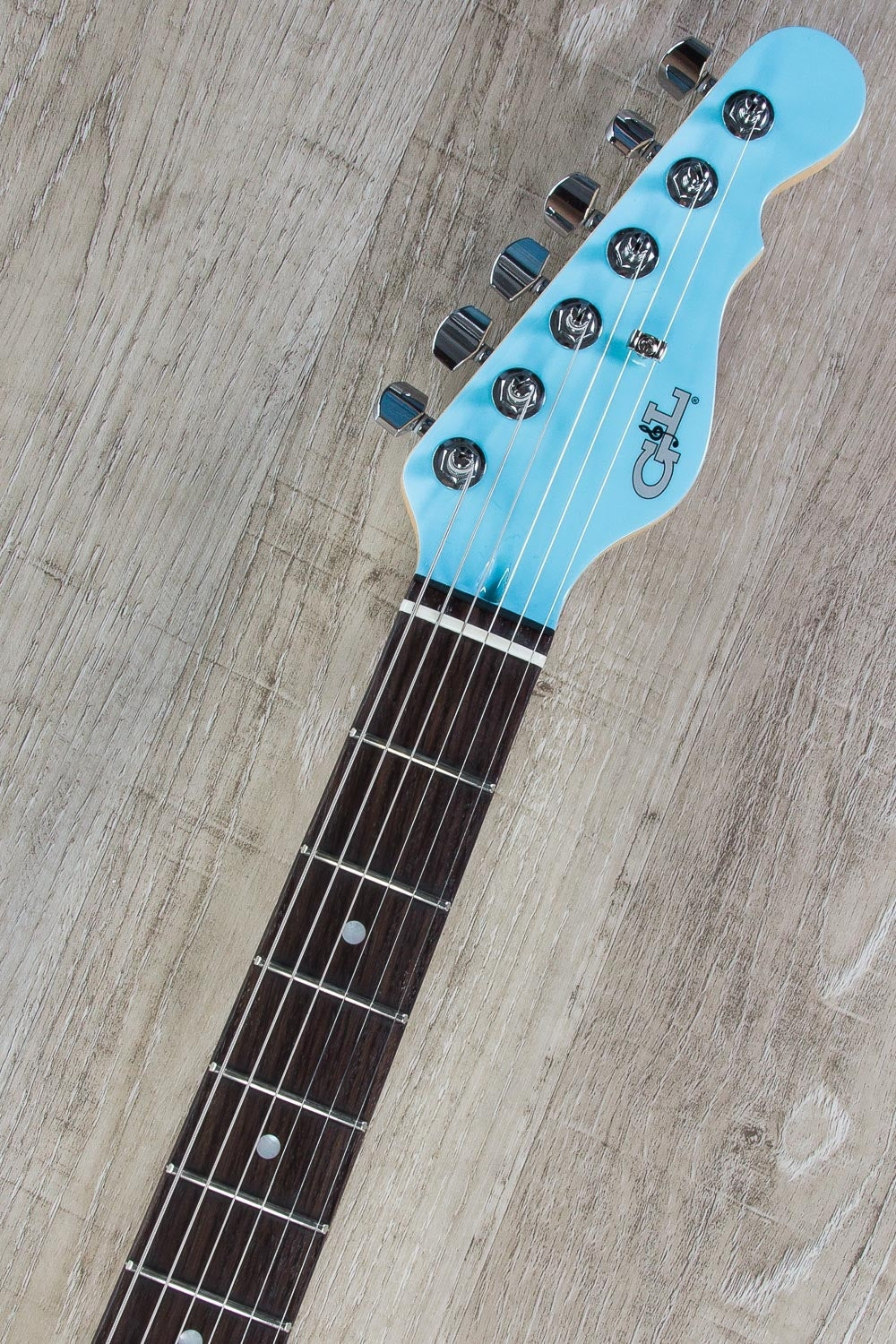 G&L USA ASAT Classic Alnico Electric Guitar, Maple Fingerboard, Hard Case - Himalayan Blue