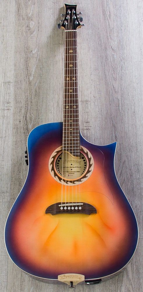 Riversong Tradition Canadian Deluxe Acoustic-Electric Guitar with Hard Case - Seattle Sunset