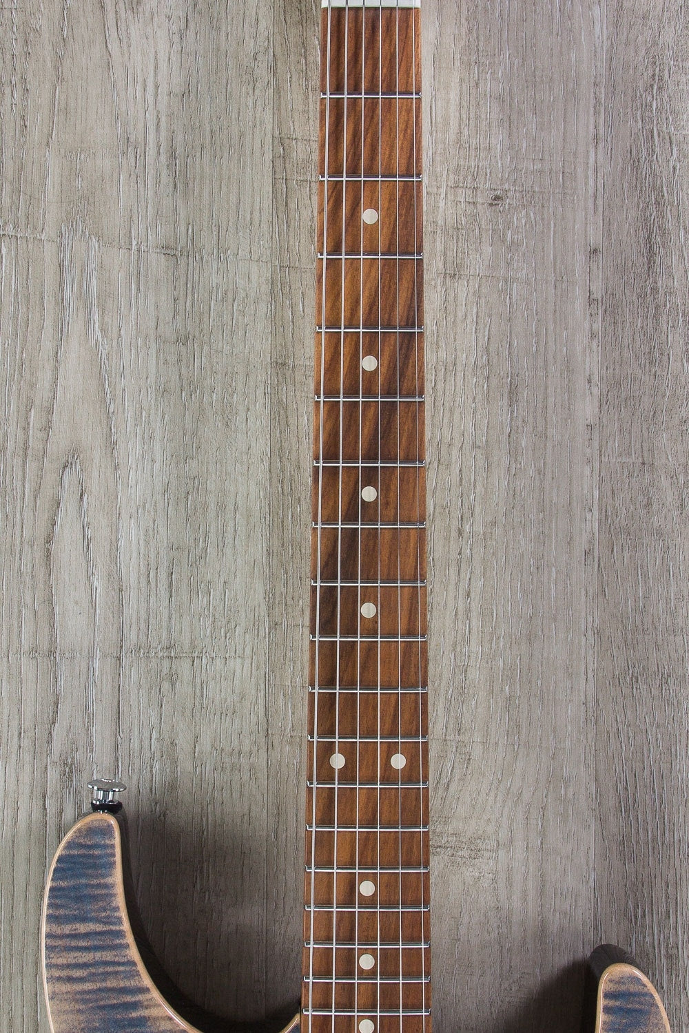 Suhr Modern Pro Electric Guitar, Pau Ferro Fingerboard, Gotoh 510 Bridge, HSH, Gig Bag - Transparent Blue/Denim Slate