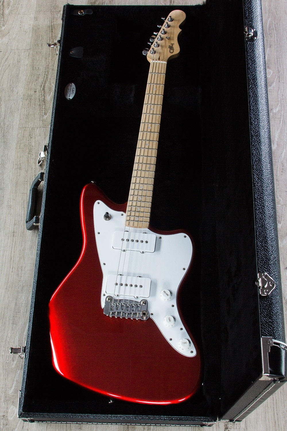 G&L USA Doheny Electric Guitar, Maple Fingerboard, Hard Case - Candy Apple Red