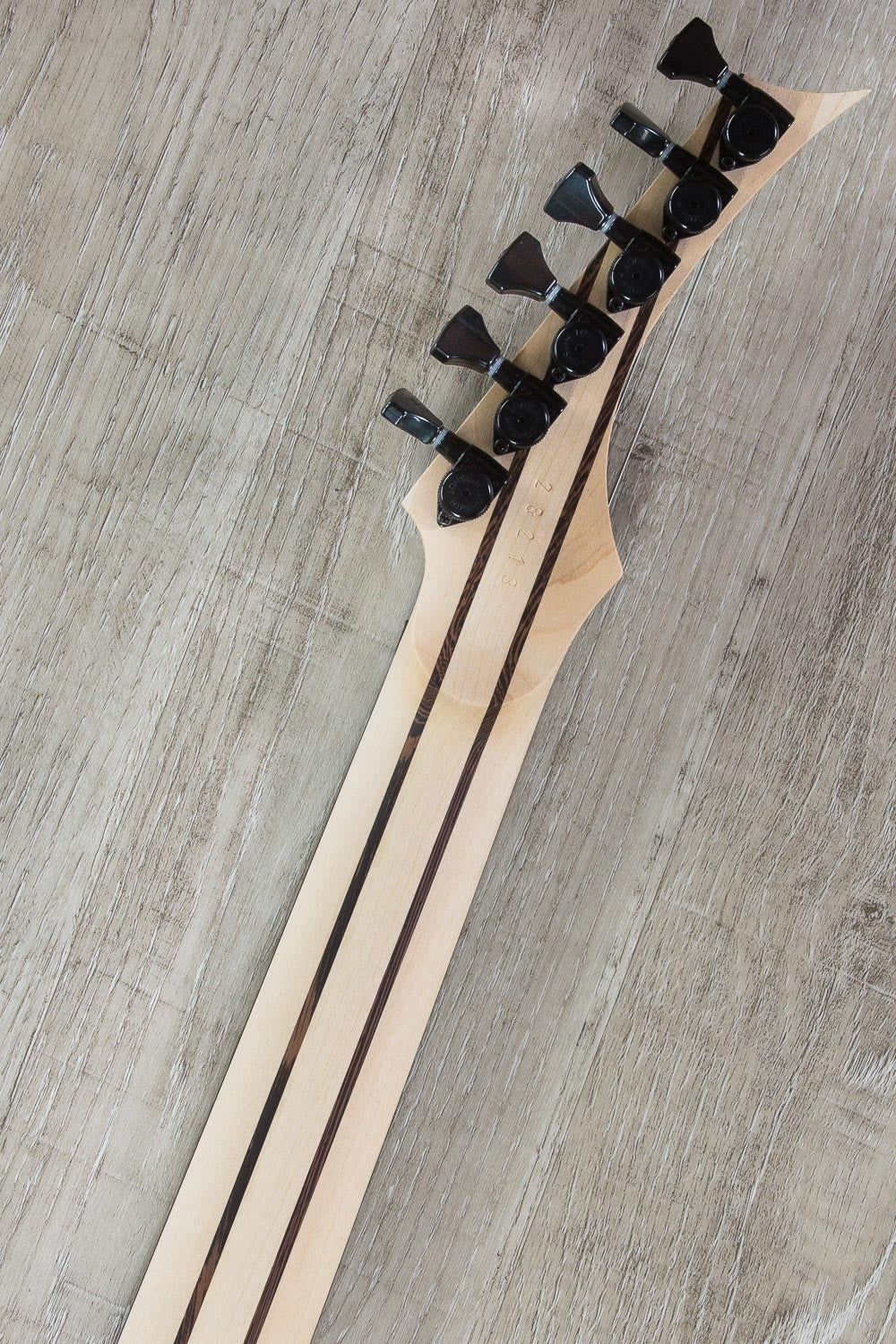 Skervesen Raptor 6 Electric Guitar, 5A Flame Maple Top, Hiscox Hard Case - Graphite Burst Satin