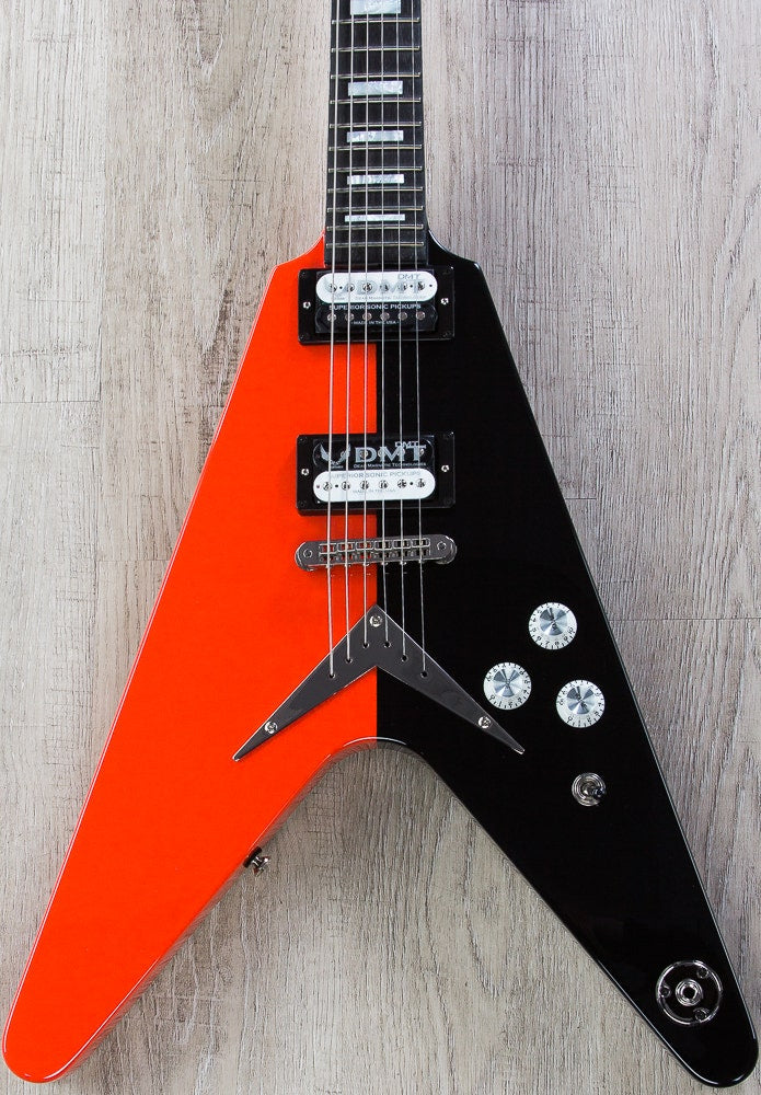 Dean US151256 USA Michael Schenker Limited Edition Electric Guitar (29/50) with Deluxe Hard Case - Red/Black