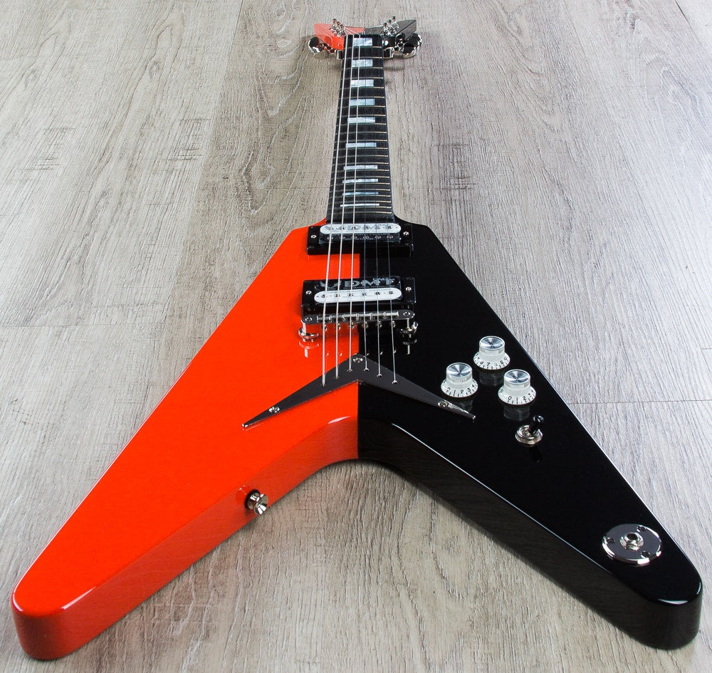 Dean US151256 USA Michael Schenker Limited Edition Electric Guitar (29/50) with Deluxe Hard Case - Red/Black