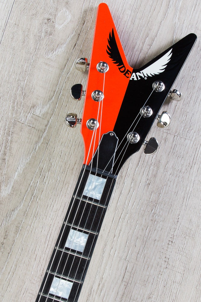 Dean US151256 USA Michael Schenker Limited Edition Electric Guitar (29/50) with Deluxe Hard Case - Red/Black