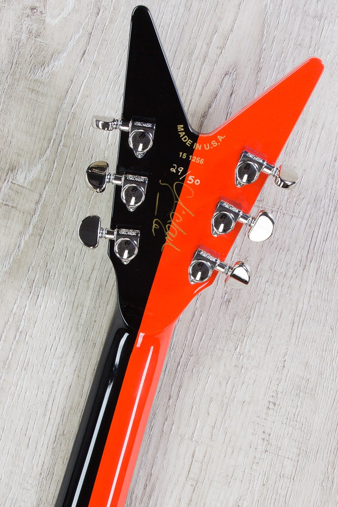 Dean US151256 USA Michael Schenker Limited Edition Electric Guitar (29/50) with Deluxe Hard Case - Red/Black