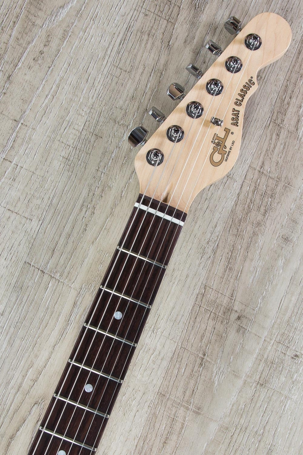 G&L USA ASAT Classic Bluesboy 90 Electric Guitar, Rosewood Fingerboard, Hard Case - Fullerton Red
