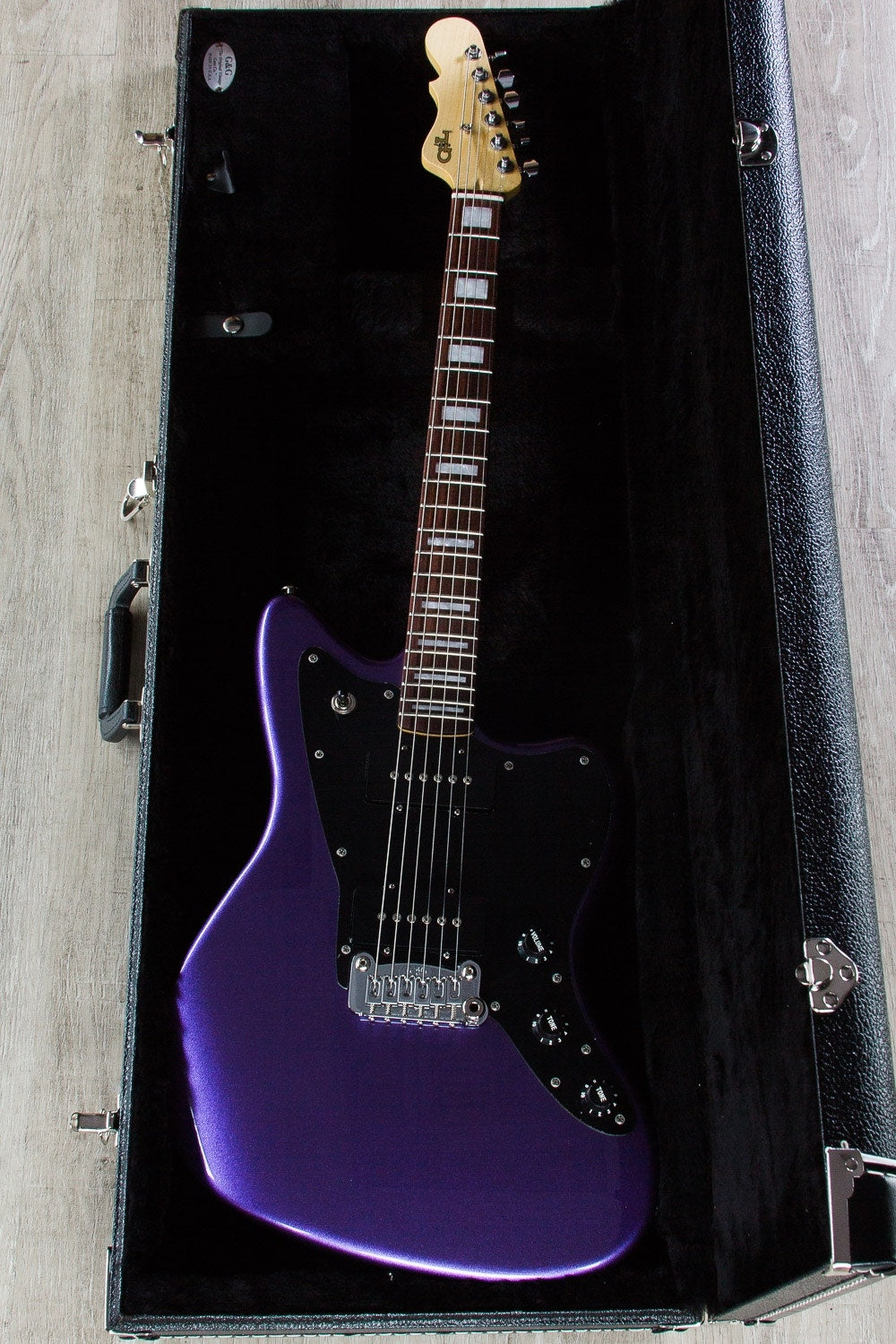 G&L USA Doheny Electric Guitar, Rosewood Fingerboard, Hard Case - Royal Purple Metallic