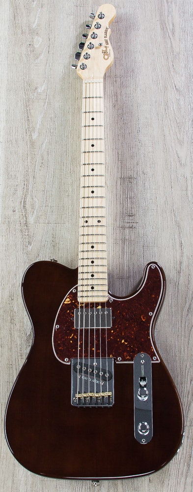 G&L USA ASAT Classic Bluesboy Electric Guitar, Maple Fingerboard, Hard Case - Whiskey
