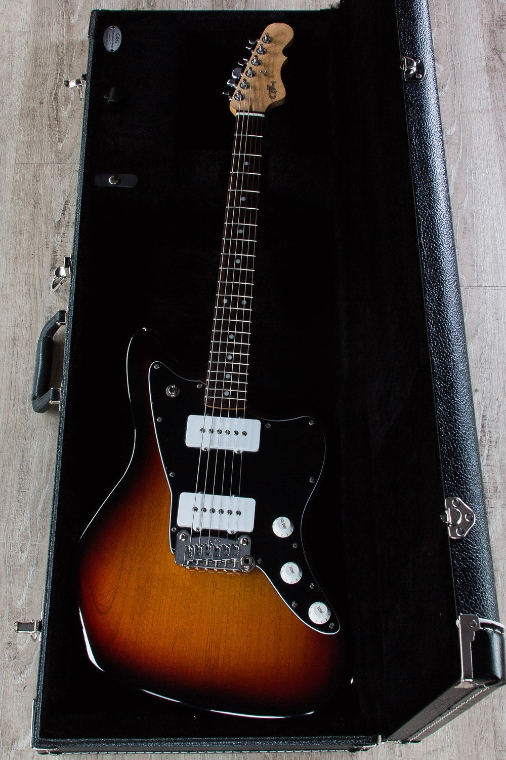 G&L USA Doheny Electric Guitar, Rosewood Fingerboard, Hard Case - 3-Tone Sunburst
