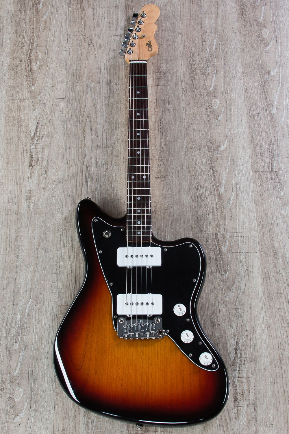 G&L USA Doheny Electric Guitar, Rosewood Fingerboard, Hard Case - 3-Tone Sunburst
