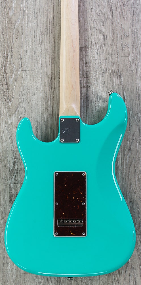 G&L USA Legacy Electric Guitar, Maple Fingerboard, Hard Case - Belair Green