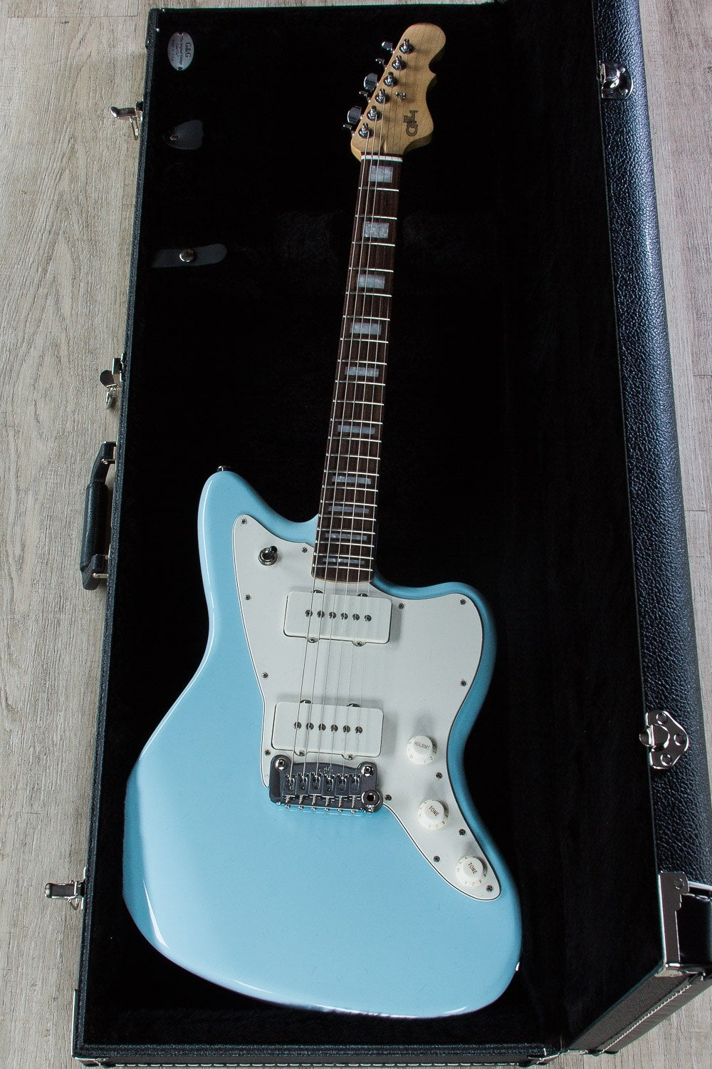 G&L USA Doheny Electric Guitar, Rosewood Fingerboard, Hard Case - Sonic Blue