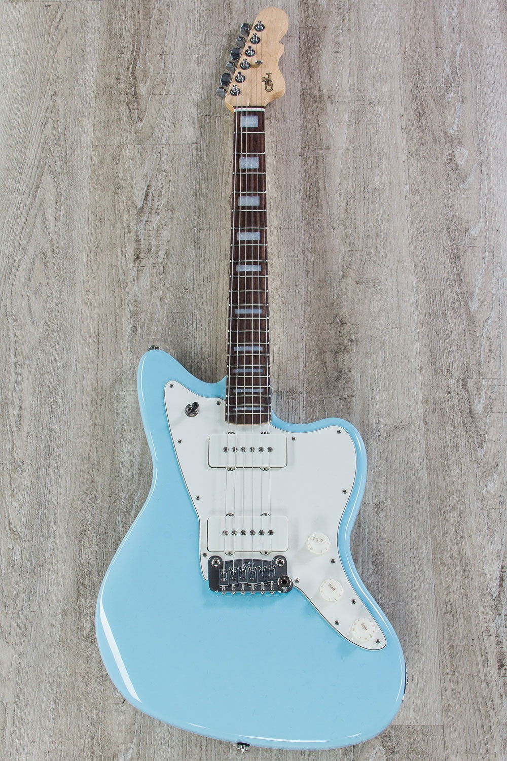G&L USA Doheny Electric Guitar, Rosewood Fingerboard, Hard Case - Sonic Blue
