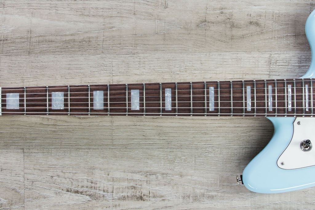 G&L USA Doheny Electric Guitar, Rosewood Fingerboard, Hard Case - Sonic Blue