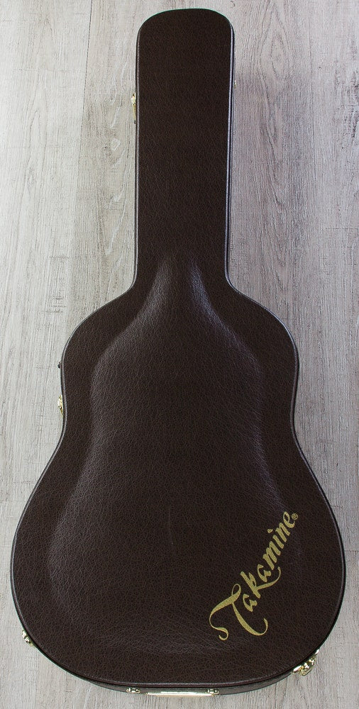 Takamine EF340S-TT Thermal Top Series Acoustic-Electric Guitar with Hard Case (Natural)