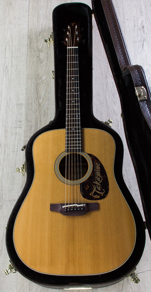 Takamine EF340S-TT Thermal Top Series Acoustic-Electric Guitar with Hard Case (Natural)