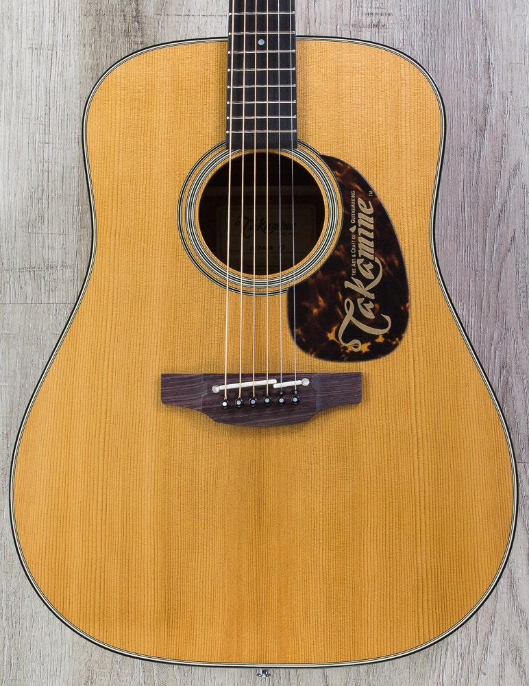 Takamine EF340S-TT Thermal Top Series Acoustic-Electric Guitar with Hard Case (Natural)