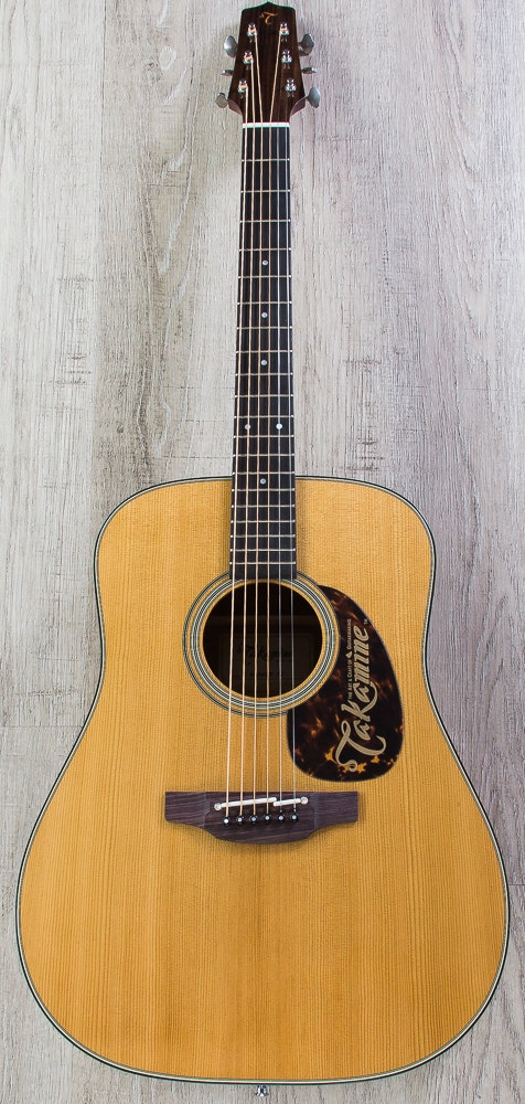 Takamine EF340S-TT Thermal Top Series Acoustic-Electric Guitar with Hard Case (Natural)