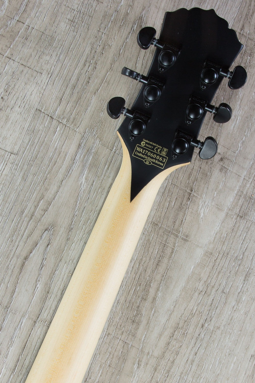 Wylde Audio Barbarian Electric Guitar, Ebony Fingerboard - Blackout, Satin Black