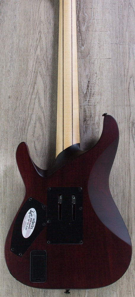 Schecter JL-7 FR Jeff Loomis Signature 7-String Electric Guitar - Vampyre Red Satin (VRS)