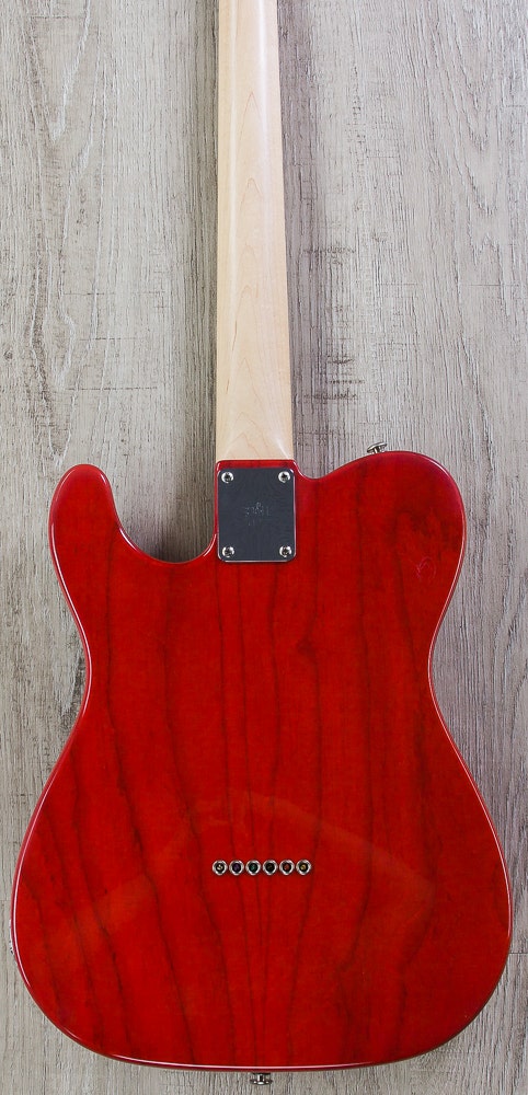 G&L USA ASAT Classic Bluesboy Semi-Hollow Electric Guitar, Maple Fingerboard - Clear Red