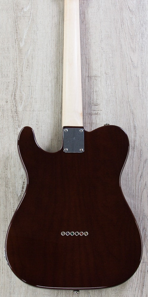 G&L USA ASAT Classic Bluesboy Semi-Hollow Electric Guitar, Rosewood Fingerboard, Hard Case - Whiskey