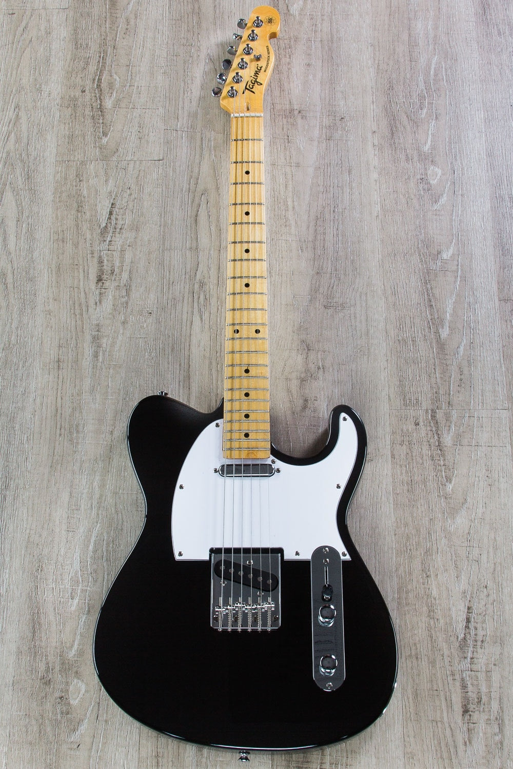 Tagima TW-55 Woodstock Series Tele Style Electric Guitar - Black
