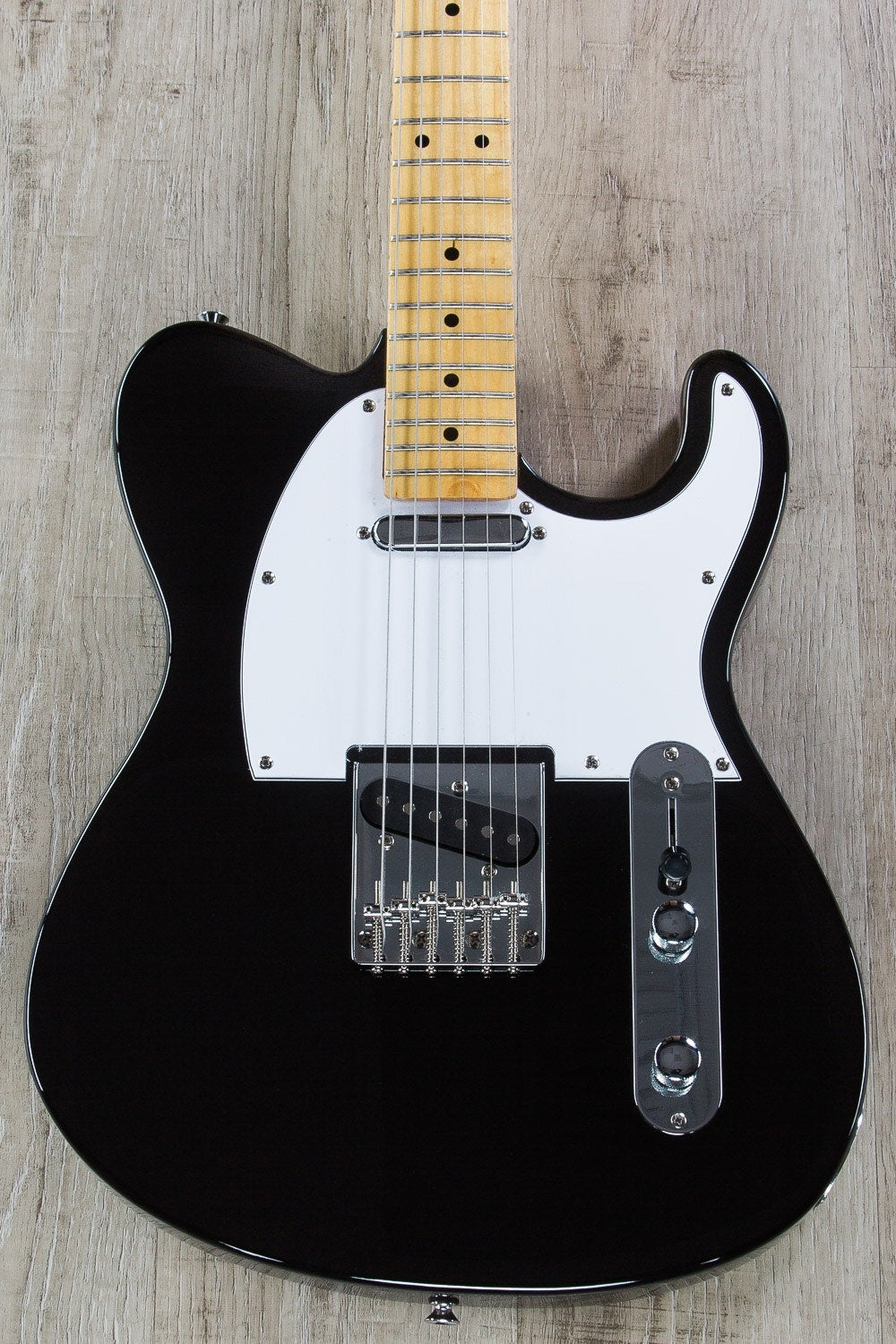 Tagima TW-55 Woodstock Series Tele Style Electric Guitar - Black