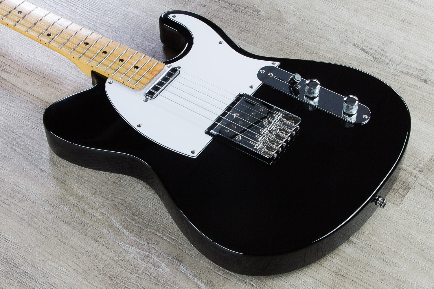 Tagima TW-55 Woodstock Series Tele Style Electric Guitar - Black