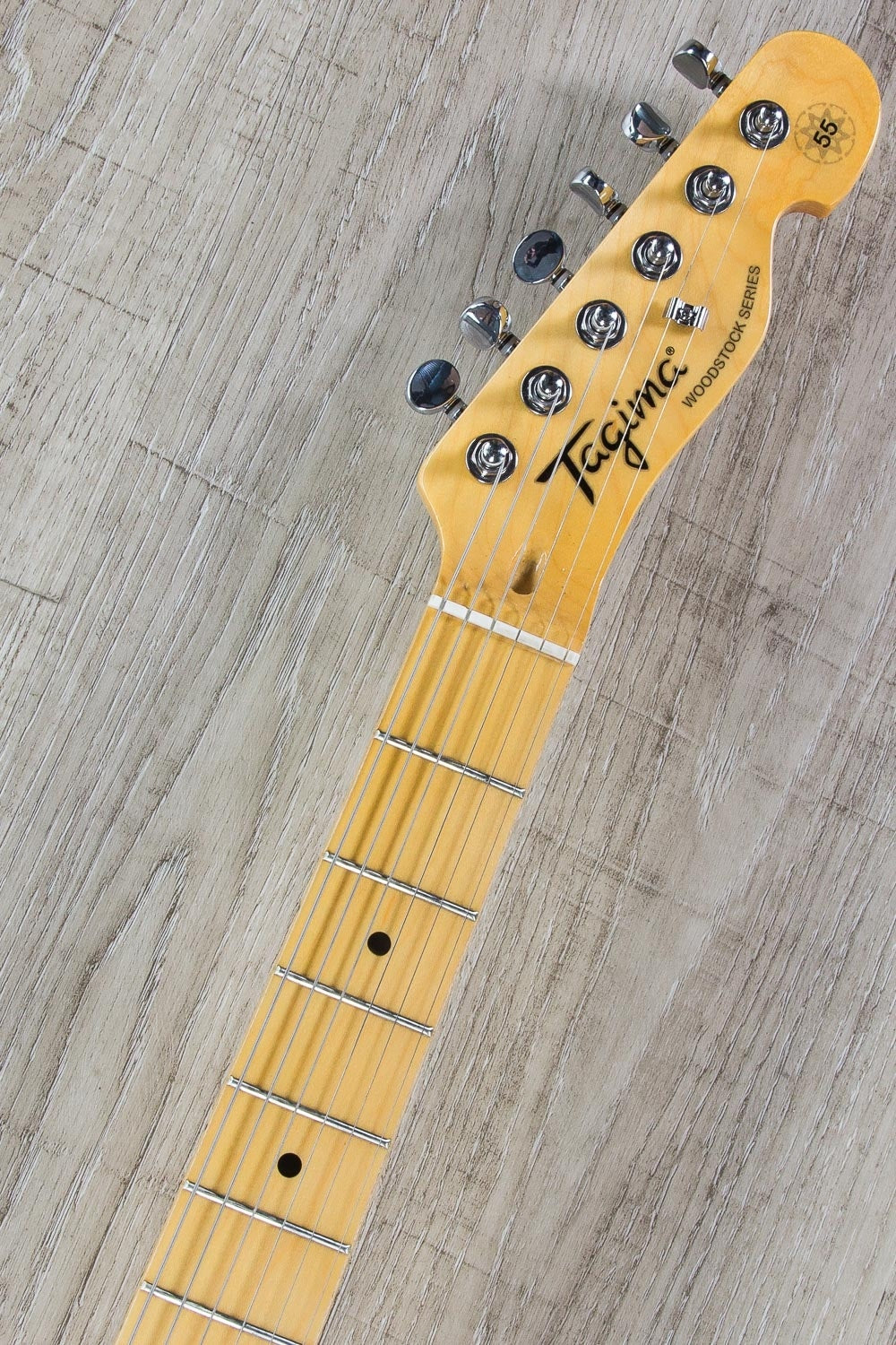 Tagima TW-55 Woodstock Series Tele Style Electric Guitar - Black