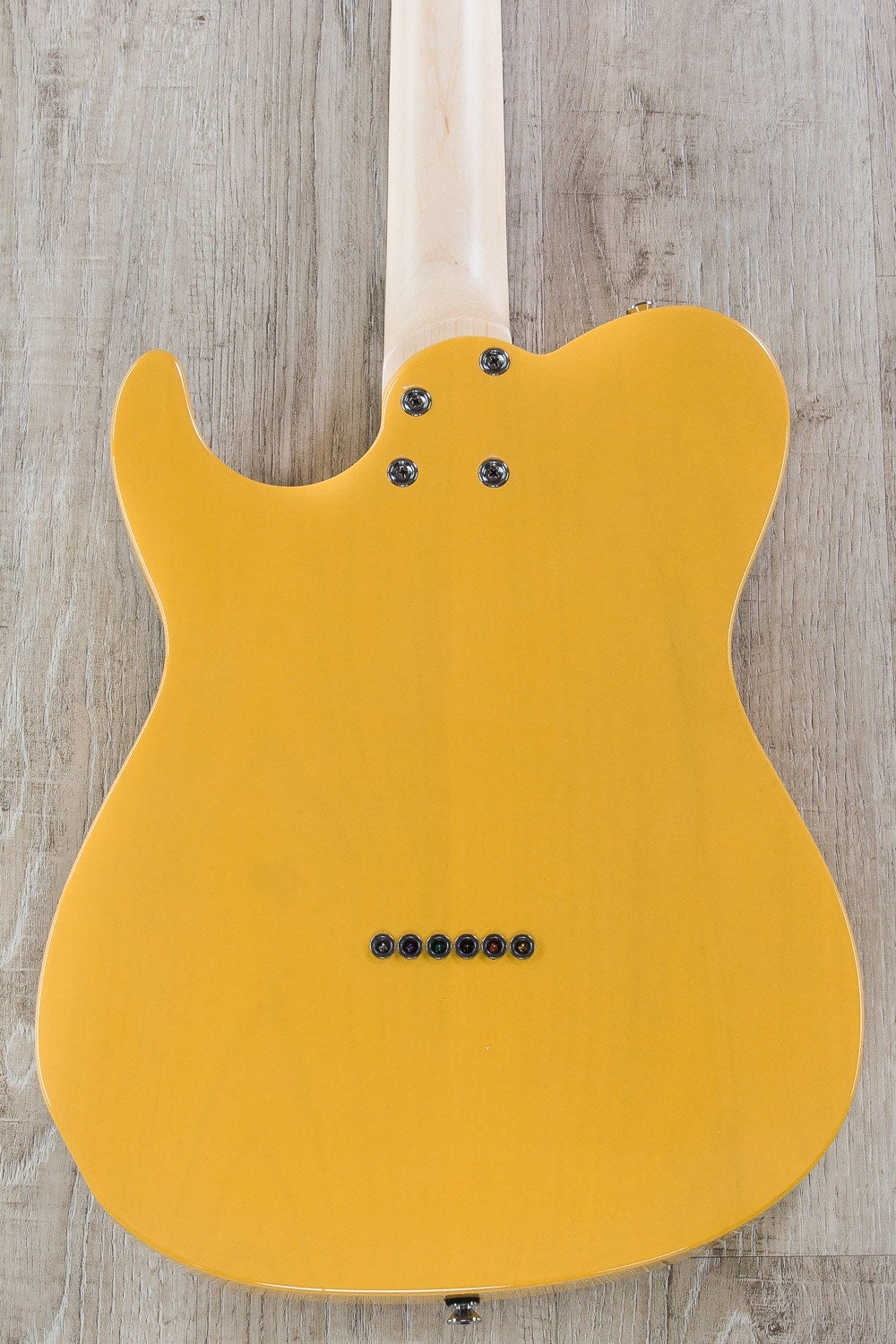Vintage Fret King FKV2BS Country Squier Classic Electric Guitar - Butterscotch