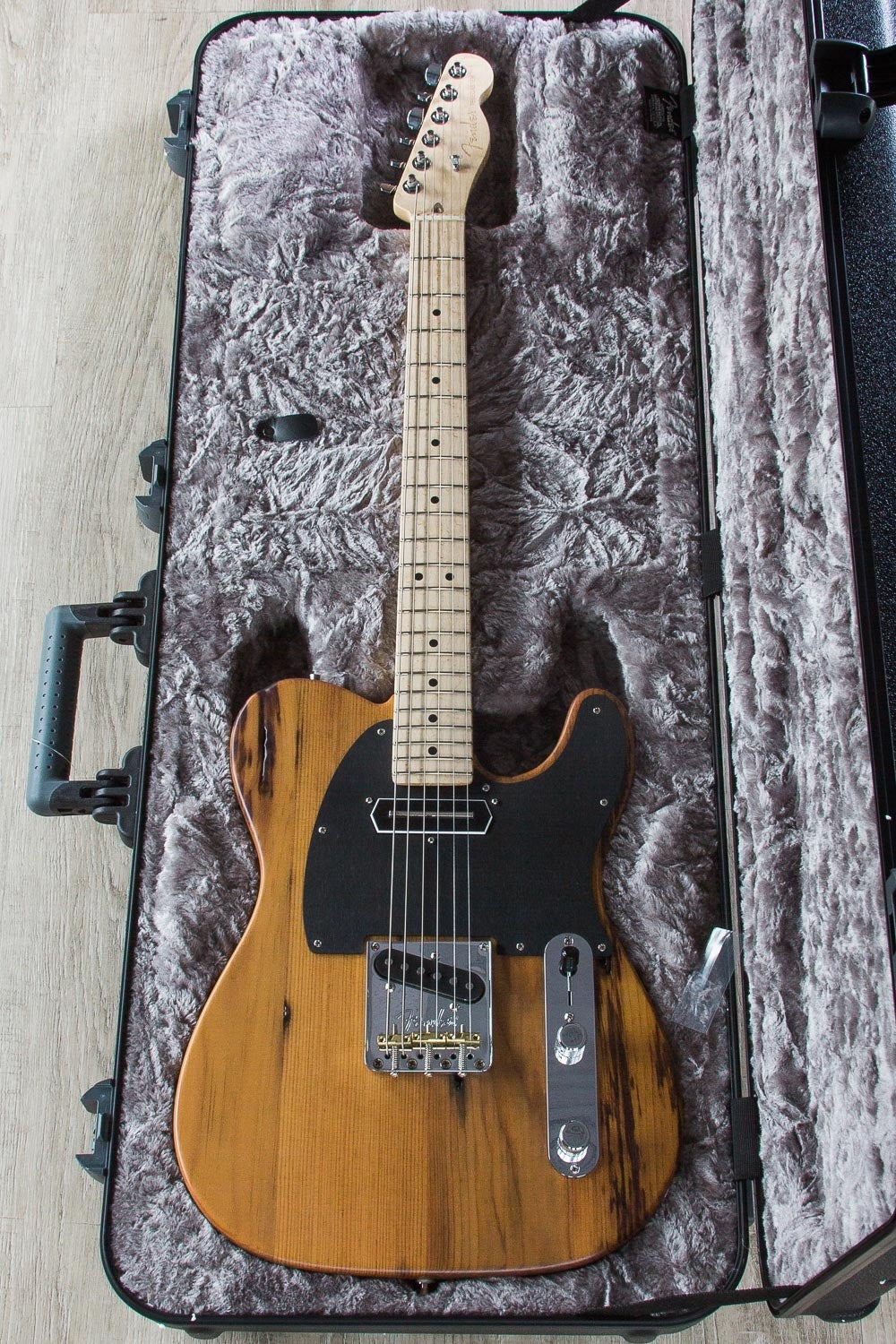 Fender 2017 Limited Edition American Professional Pine Telecaster Electric Guitar with Hardshell Case