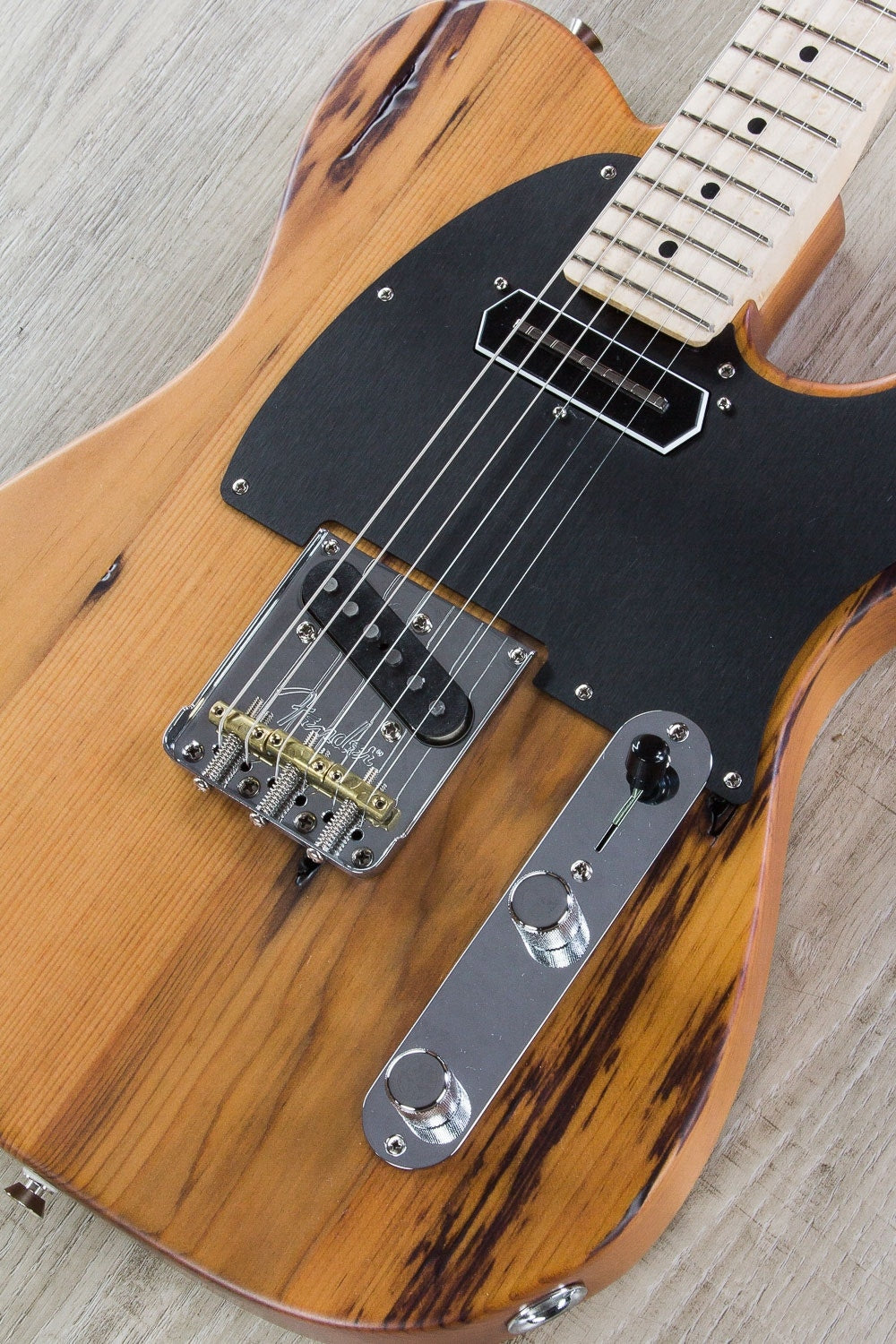 Fender 2017 Limited Edition American Professional Pine Telecaster Electric Guitar with Hardshell Case
