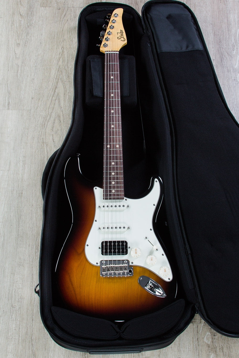 Suhr Classic Pro Electric Guitar, Indian Rosewood Fingerboard, SSCII, HSS - 3-Tone Burst
