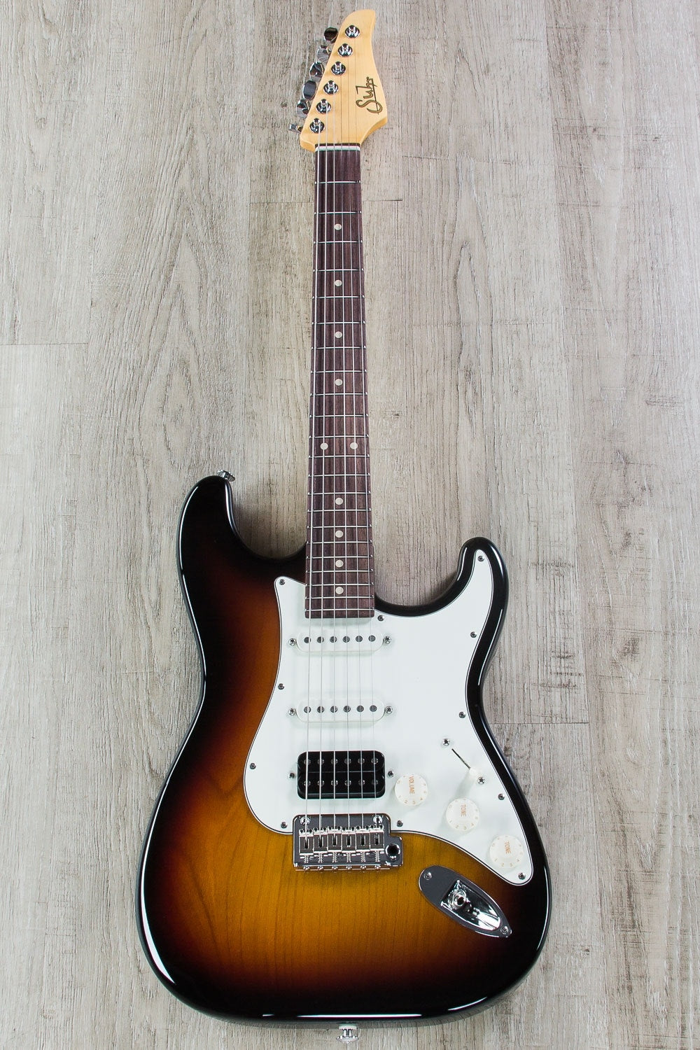 Suhr Classic Pro Electric Guitar, Indian Rosewood Fingerboard, SSCII, HSS - 3-Tone Burst