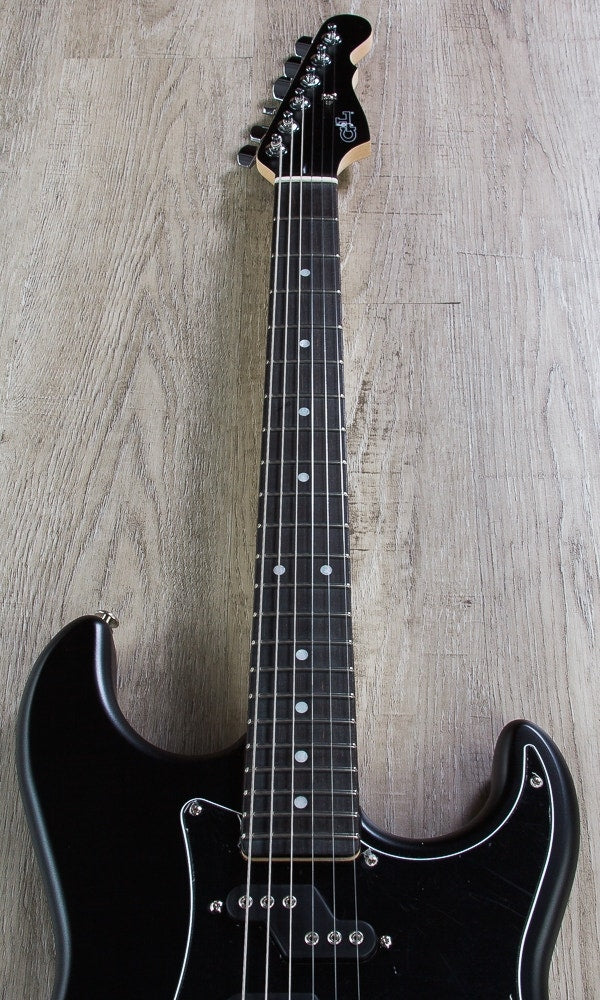 G&L USA Comanche Electric Guitar, Ebony Fingerboard, Hard Case - Jet Black