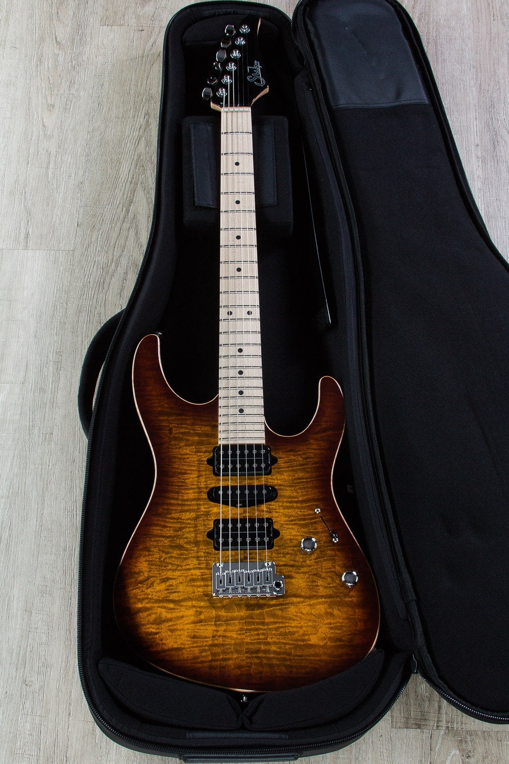 Suhr Modern Pro Electric Guitar, Maple Fingerboard, Gotoh 510 Bridge, HSH - Bengal Burst