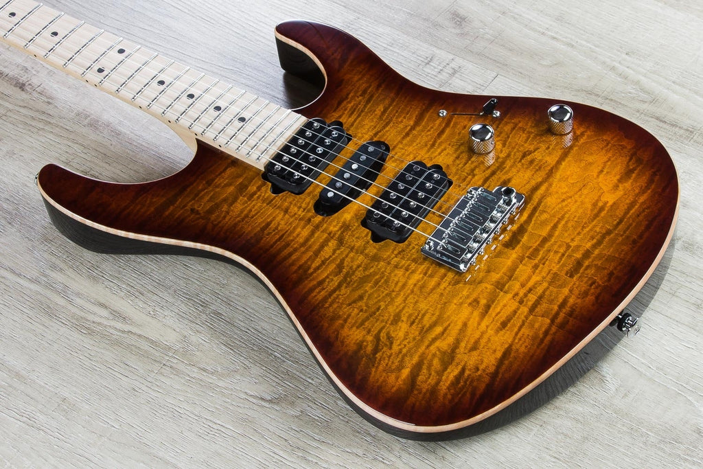 Suhr Modern Pro Electric Guitar, Maple Fingerboard, Gotoh 510 Bridge, HSH - Bengal Burst