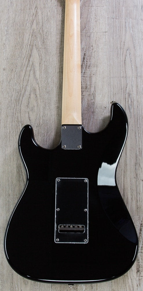 G&L USA Legacy HSS Electric Guitar, Hard Case - Jet Black