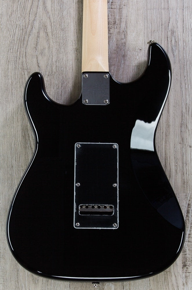G&L USA Legacy HSS Electric Guitar, Hard Case - Jet Black