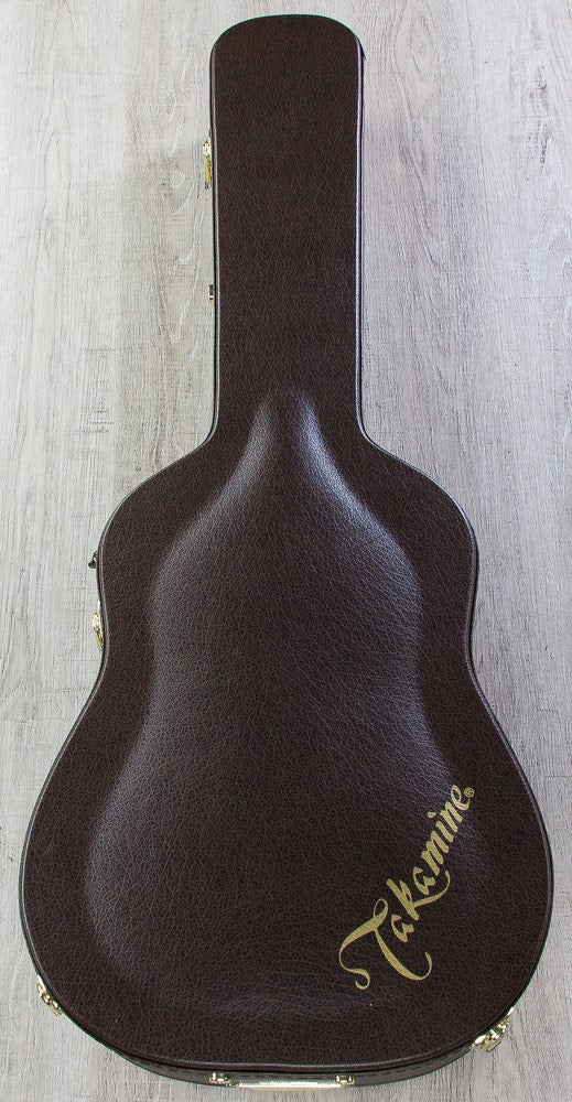 Takamine EF360S-TT Thermal Top Series Acoustic-Electric Guitar with Hard Case (Natural)