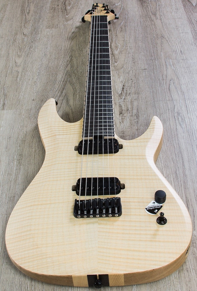 Schecter Keith Merrow KM-7 MK-II 7-String Solid-Body Electric Guitar Natural Pearl